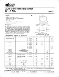 SW-137 Datasheet