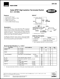 SW-393 Datasheet