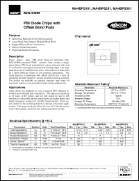 MA4BPS301 Datasheet