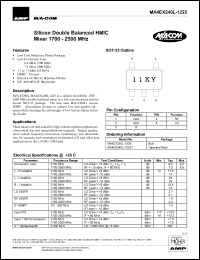 MA4EX240L-1225 Datasheet