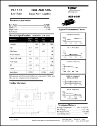 PA1153 Datasheet