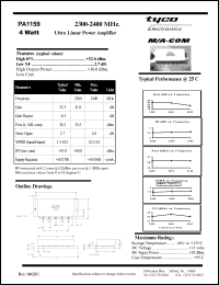 PA1159 Datasheet