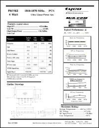 PA1163 Datasheet