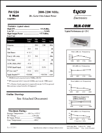 PA1224 Datasheet