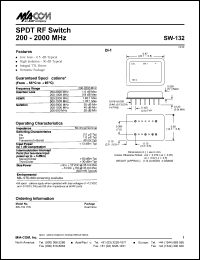 SW-132 Datasheet