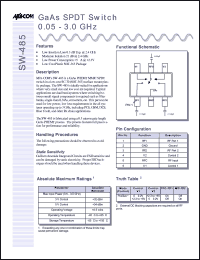 SW-485 Datasheet