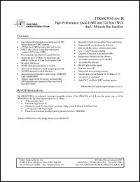 OX16C954-TQC60-B Datasheet