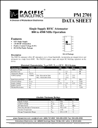 PM2701 Datasheet