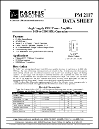 PM2117 Datasheet