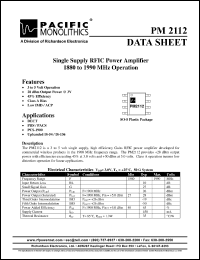 PM2112 Datasheet