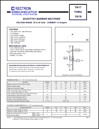 1N19 Datasheet