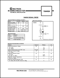 1N4454 Datasheet