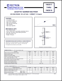 1N5817 Datasheet