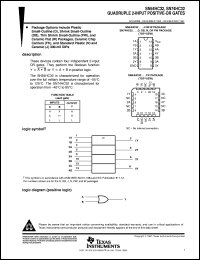 SN74HC32PWR Datasheet