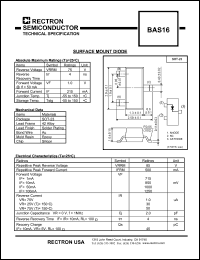 BAS16 Datasheet