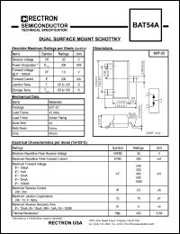 BAT54A Datasheet