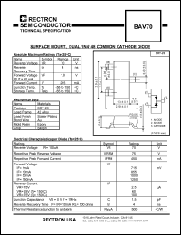 BAV70 Datasheet