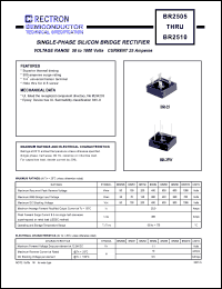 BR2510 Datasheet