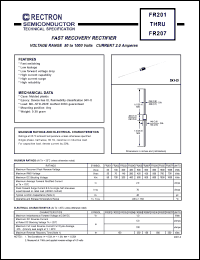 FR205 Datasheet