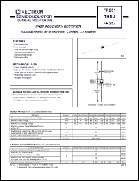 FR255 Datasheet