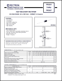FR305 Datasheet