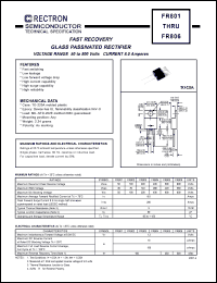 FR802 Datasheet