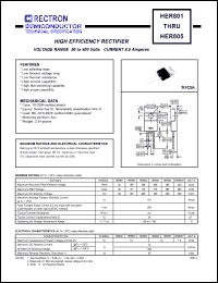 HER803 Datasheet