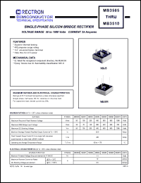 MB358 Datasheet