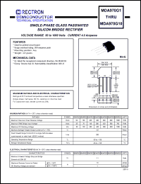 MDA970G10 Datasheet