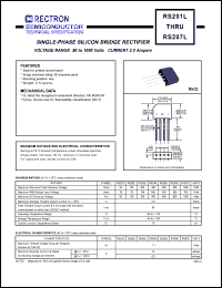 RS203L Datasheet