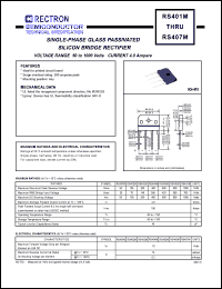 RS405M Datasheet
