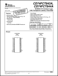 CD74FCT843AM96 Datasheet