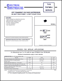 P6FMBJ7.5A Datasheet