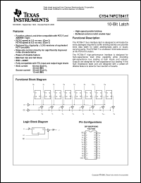 CY54FCT841ATDMB Datasheet