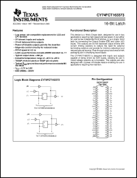 CY74FCT163373CPVC Datasheet