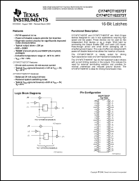 CY74FCT16373ATPACT Datasheet