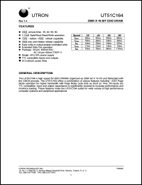 UT51C164MC-40 Datasheet