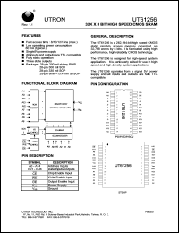 UT61256JC-10 Datasheet