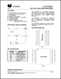 UT61256JC-8 Datasheet
