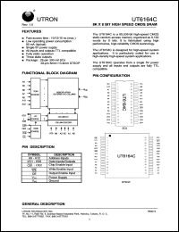 UT6164CJC-10 Datasheet