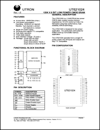 UT621024LS-55LL Datasheet