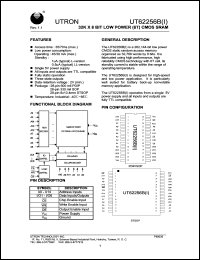 UT62256BPC-70LL Datasheet