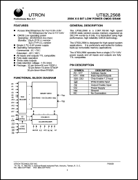UT62L2568LS-70LLE Datasheet