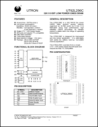 UT62L256CPC-70LL Datasheet