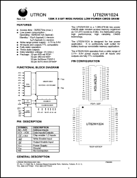 UT62W1024LS-55L Datasheet