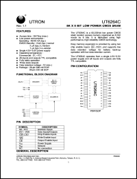 UT6264CPC-70L Datasheet