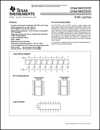 CY74FCT373ATSOCT Datasheet