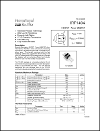 IRF140SMD Datasheet