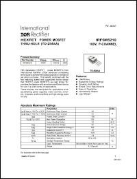 IRF5M3710 Datasheet