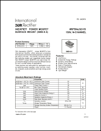 IRF5N3205 Datasheet
